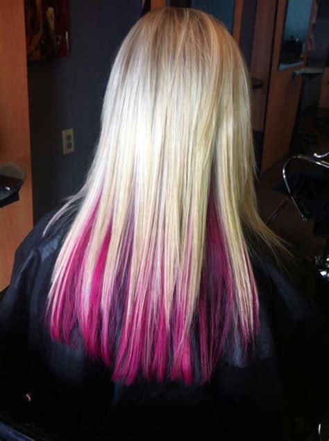 Blue and or purple veins = you have cool undertones. Pink under layer! | Hair | Pinterest | Pink