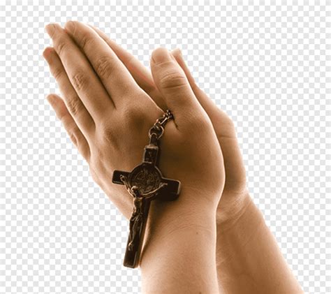 Manos Orando Oración Crucifijo De Escritorio Manos Orando Manos Orando Oración Png Pngegg