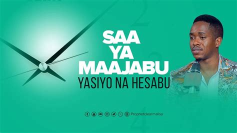 Live Saa Ya Maajabu Yasiyo Na Hesabu With Prophet Clear Malisa Youtube