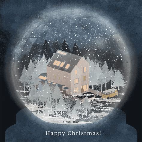 christmas cards by architects and designers for 2019 【free download architectural cad drawings】