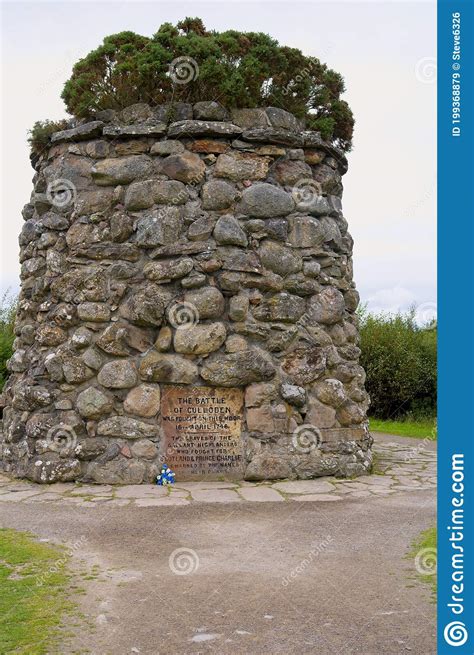 Culloden Battlefield Cairn Stock Image Image Of Died 199368879
