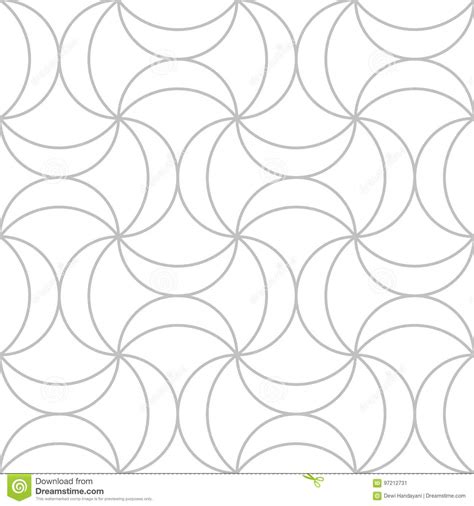 Editable Seamless Geometric Pattern Tile Stock Vector Illustration Of