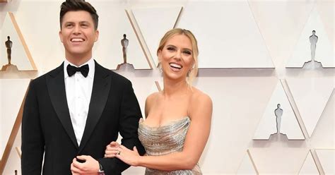 scarlett johansson marries colin jost in intimate ceremony here are all the details about the