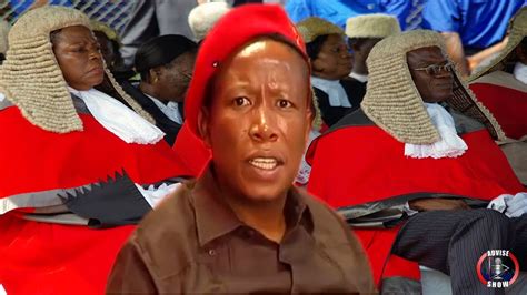 Julius Malema Calls Out Judges In Kenya And Zimbabwe For Wearing White