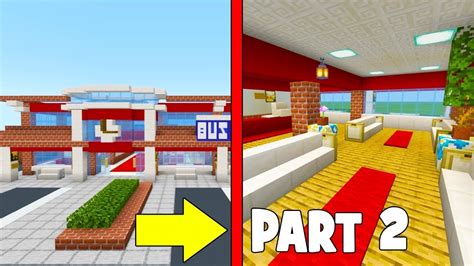 In this video i show you every single one of my city builds from 2019! Minecraft Tutorial: How To Make A Modern Bus Station Part ...