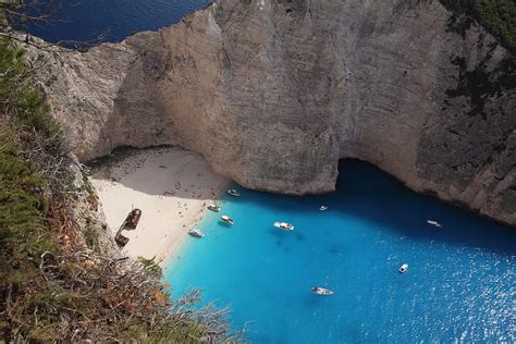 Hd Wallpaper Navagio Beach 4k Greece Shipwreck Beach 8k