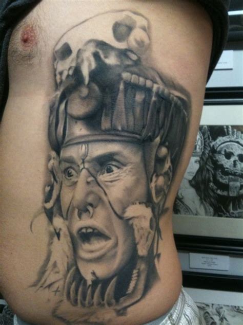Realistic American Indian Shaman Tattoo Tattooimagesbiz