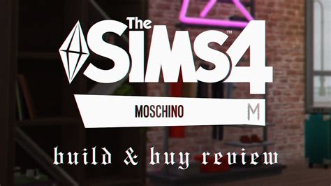 The Sims 4 Moschino Stuff Pack Build And Buy Review Youtube
