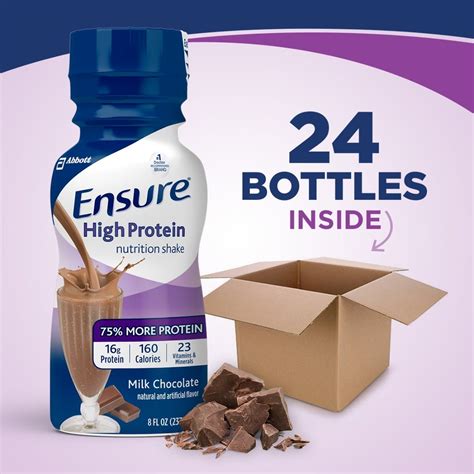 Ensure High Protein Milk Chocolate Nutrition Shake Fl Oz Bottle