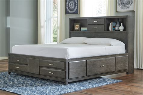 Caitbrook King Storage Bed With 8 Drawers Duplex Furniture