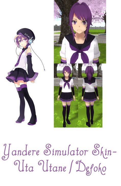 Yandere Simulator Uta Utane Skin By Imaginaryalchemist On Deviantart