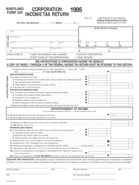 Maryland Form 500 Instructions 2022 Fill Out Sign Online DocHub