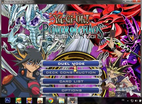In this program, you can face off against the computer, or your own friends, following the saga's original rules. Yu-Gi-Oh! Power of Chaos Yusei VS Yugi MOD (PC game) by YassinE ParadoX