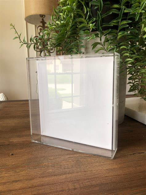 Ready To Ship Frames Acrylic Lucite Clear Shadow Box With Etsy