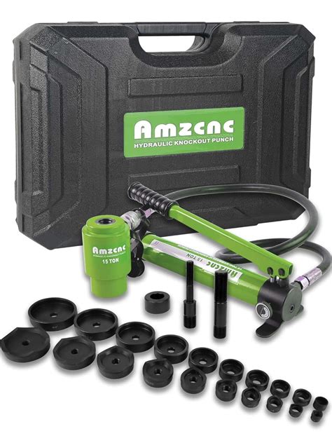 Amazon Com Amzcnc Kit De Herramientas De Punz N Hidr Ulico De