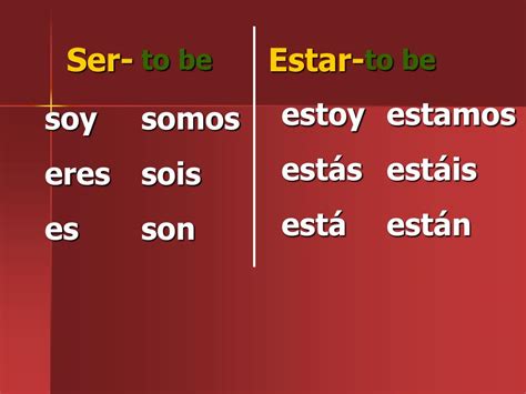 Ppt Ser Vs Estar ¿to Be Or ‘to Be Powerpoint Presentation Id