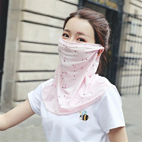 Summer Uv Protection Ice Silk Neck Mask Sun Protection Breathable Riding Sunshade Sun Mask Cover