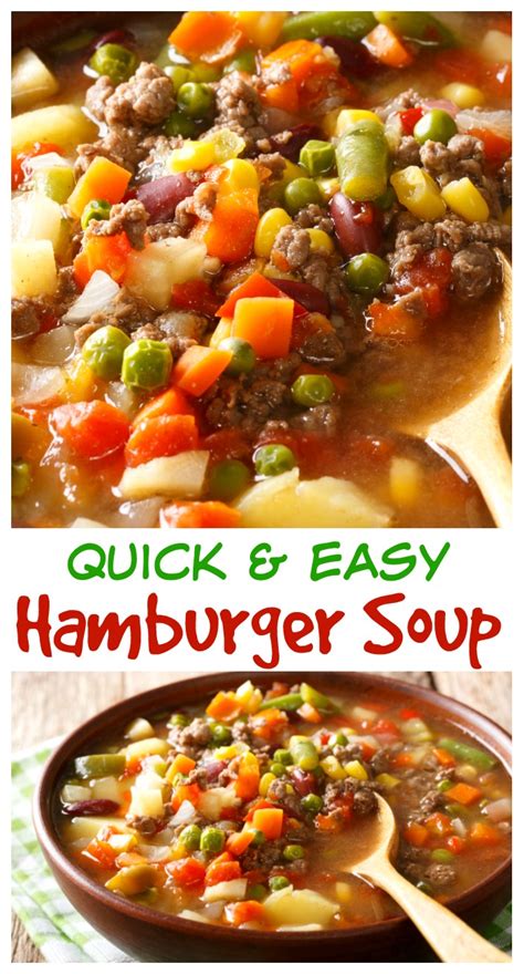 Homemade vegetable beef soup freezes beautifully! Easy Vegetable Beef Soup - The Weary Chef