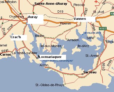 Le golfe du morbihan est donc soumis à la marée. pages-carte-golfe