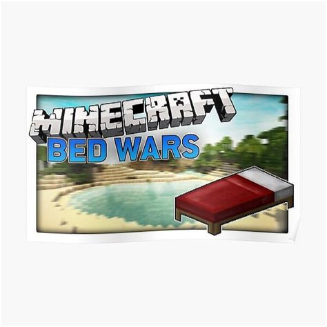 Minecraft Bedwars Posters Redbubble