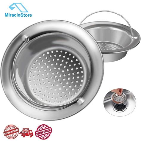 To use, simply press the center button and the edge will fold up to allow water. Home & Garden Sink Stopper Black Plastic Kitchen Sink ...