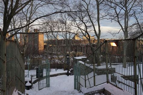 Fort Tryon Park Winter Editorial Photo Image Of Received 66066896