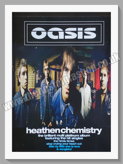 Oasis Heathen Chemistry 2003 Original Advert Ref Ad56476 The Nostalgia Shop