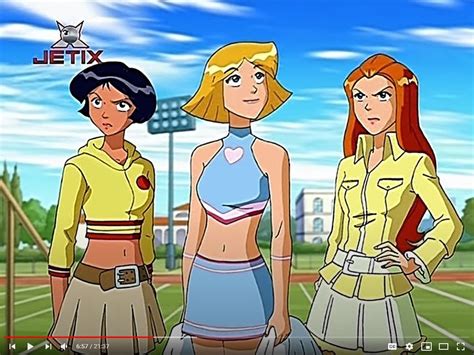 Stylish Totally Spies Outfits During A Cheerleading Episode Cartoon