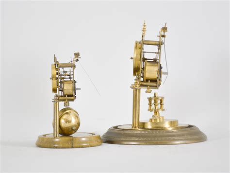 Rare Miniature Torsion Pendulum Clocks By P Hauck And Kienzle