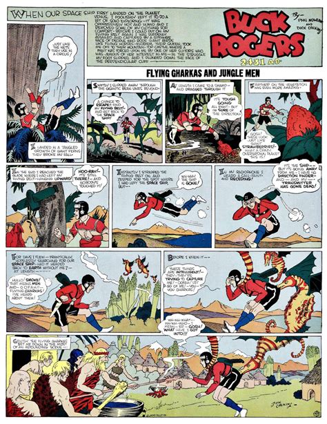 hairy green eyeball 3 buck rogers — sunday comic strips 1931 marooned on venus — complete