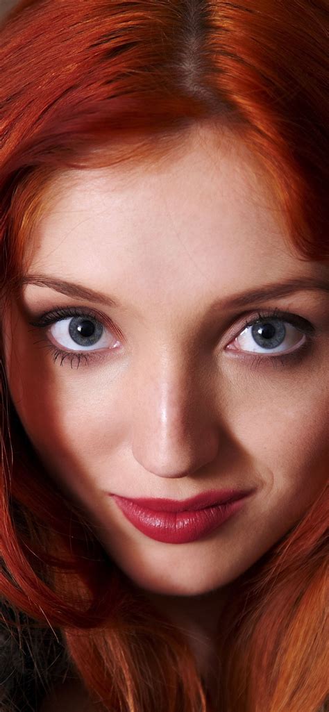 Wallpaper Red Hair Girl Face Eyes 5120x2880 Uhd 5k Picture Image