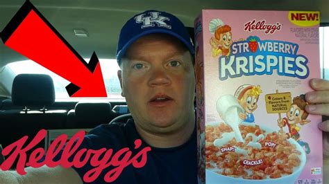Kelloggs Strawberry Krispies Cereal Reed Reviews Youtube