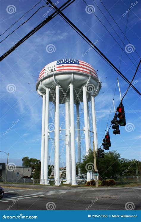 Water Tower In Cocoa Stock Photo Image Of Summer Travel 23527368