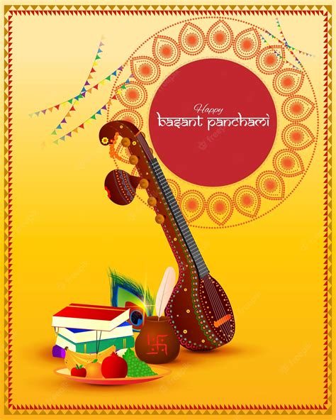 Premium Vector Vector Illustration For Happy Basant Panchami Background