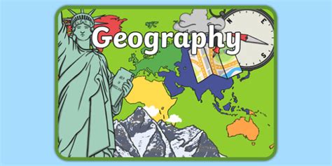 Geography A4 Display Poster Teacher Made