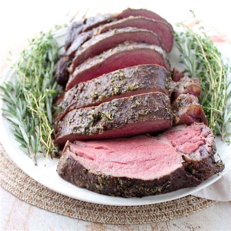 Pork tenderloin seared until golden then oven baked in an incredible honey garlic sauce until sticky on the it's unbelievable when the pork is cooked perfectly. Herb Crusted Beef Tenderloin with Horseradish Gorgonzola ...