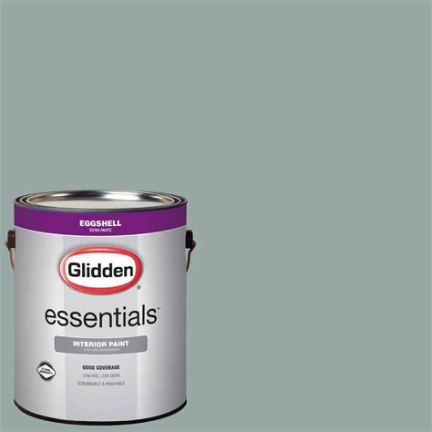 Glidden Essentials 1 Gal Hdgwn56u Light Silver Sage Eggshell Interior