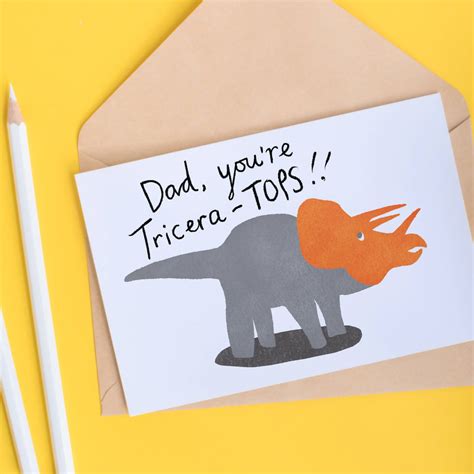 Dinosaur Pun Funny Fathers Day Or Birthday Card Ubicaciondepersonascdmxgobmx