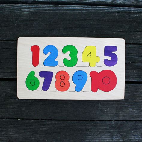 Wooden Number Puzzle The Puzzle Man