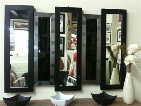 Check out our designers favorites. NEW BLACK/SILVER 5 PANEL WALL MIRROR/GLASS 105 X 76 CM