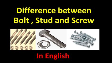 Difference Between Hex Bolts And Square Nuts