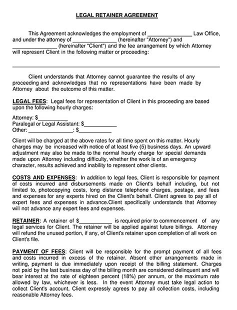 Free Personal Service Contract Templates And Examples Word