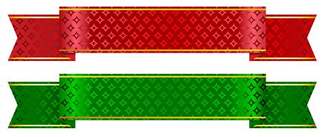Green And Red Banner Set Png Clipart Picture Gallery Yopriceville
