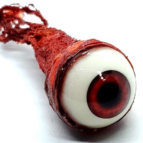 Halloween Prop Realistic Life Size Horror Ripped Out Eyeball Etsy