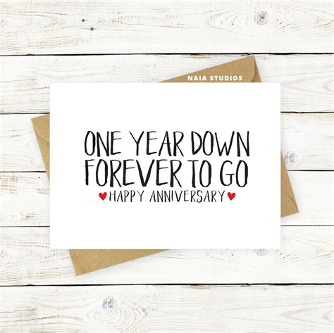 One Year Dating Anniversary Card 2021 Prestastyle