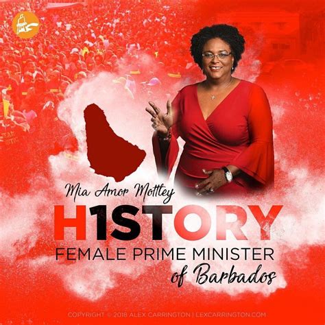 mia mottley first female prime minister of barbados 🇧🇧 leadership qualities carrington prime