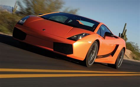 Lamborghini Gallardo Superleggera Front View Hd Desktop Wallpaper