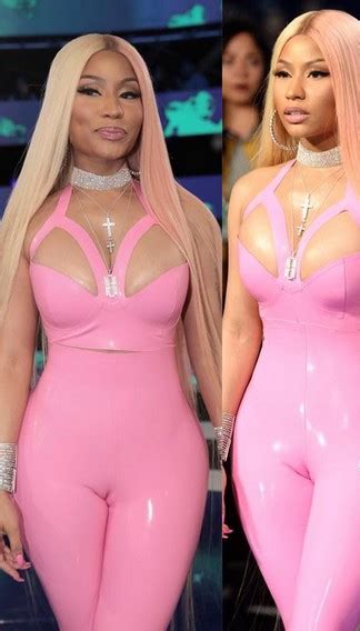 nicki minaj ‘embarrassed by camel toe incident in latex outfit at vmas gistmania