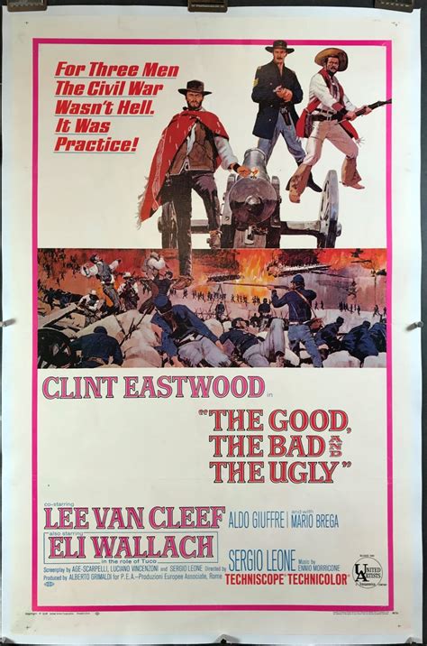 The Good The Bad And The Ugly Original Clint Eastwood Western Directed
