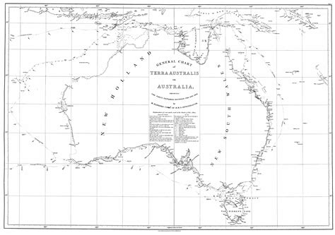 Flinders Map 1798 1803 Hunter Living Histories